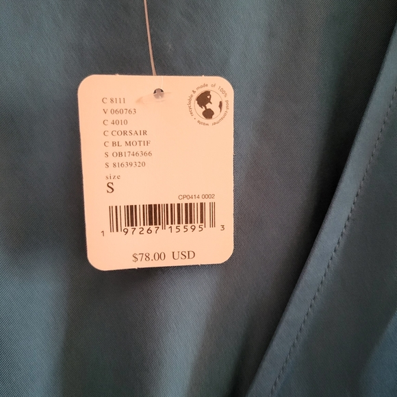 Free People cropped silk blouse - Picture 3 of 5